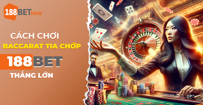 Hướng dẫn chơi Baccarat Tia Chớp tại 188Bet: Cơ hội trúng thưởng cao!
