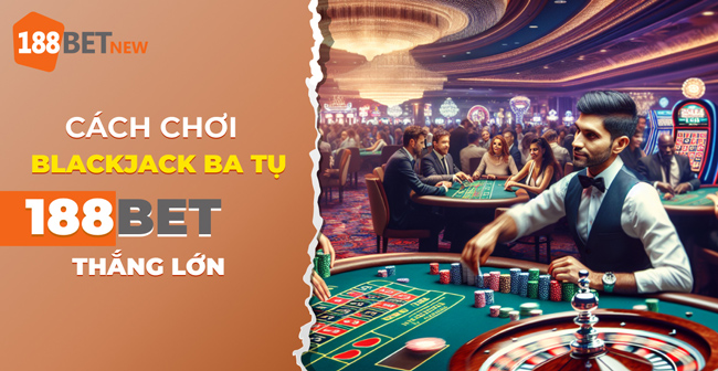 Hướng dẫn cách chơi Blackjack 3 Tụ tại 188Bet: Mẹo chơi hiệu quả!