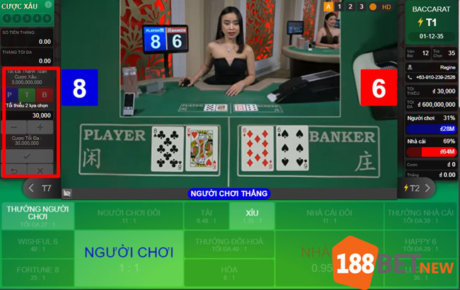 Chiến thuật chơi Baccarat để gia tăng cơ hội thắng