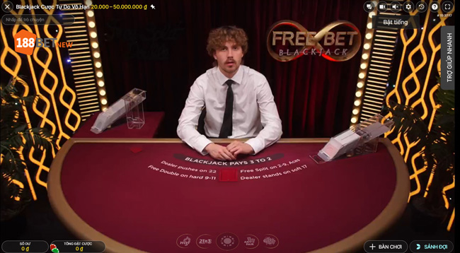 188Bet - Sàn chơi BlackJack uy tín