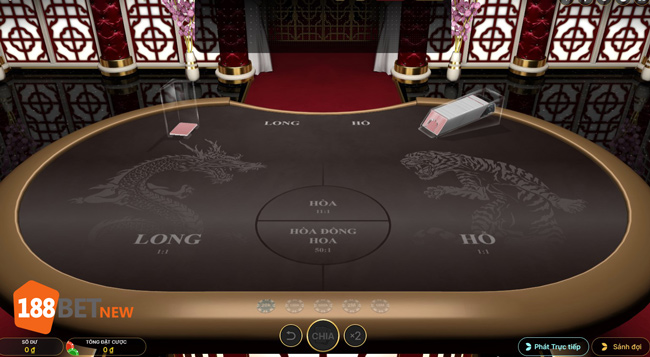 Tận hưởng không gian trò chơi Rồng Hổ tại 188Bet