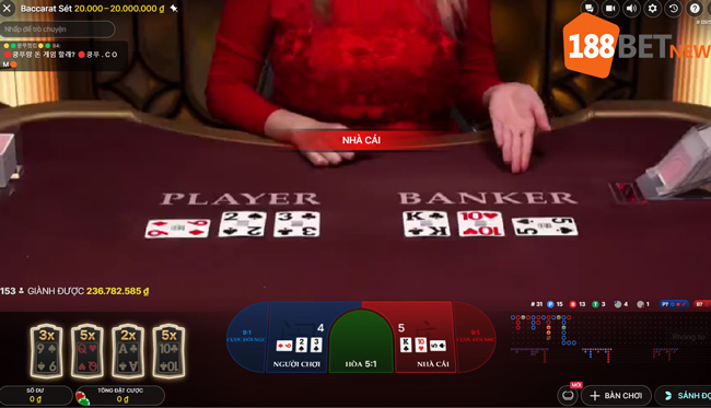 Chiến lược và mẹo chơi Baccarat Tia Chớp trên 188Bet hiệu quả