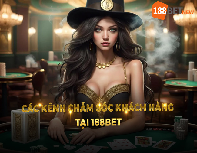 Các kênh chăm sóc khách hàng tại 188Bet