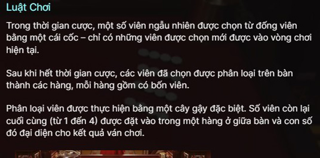 Luật chơi Fan Tan trực tuyến trên 188Bet