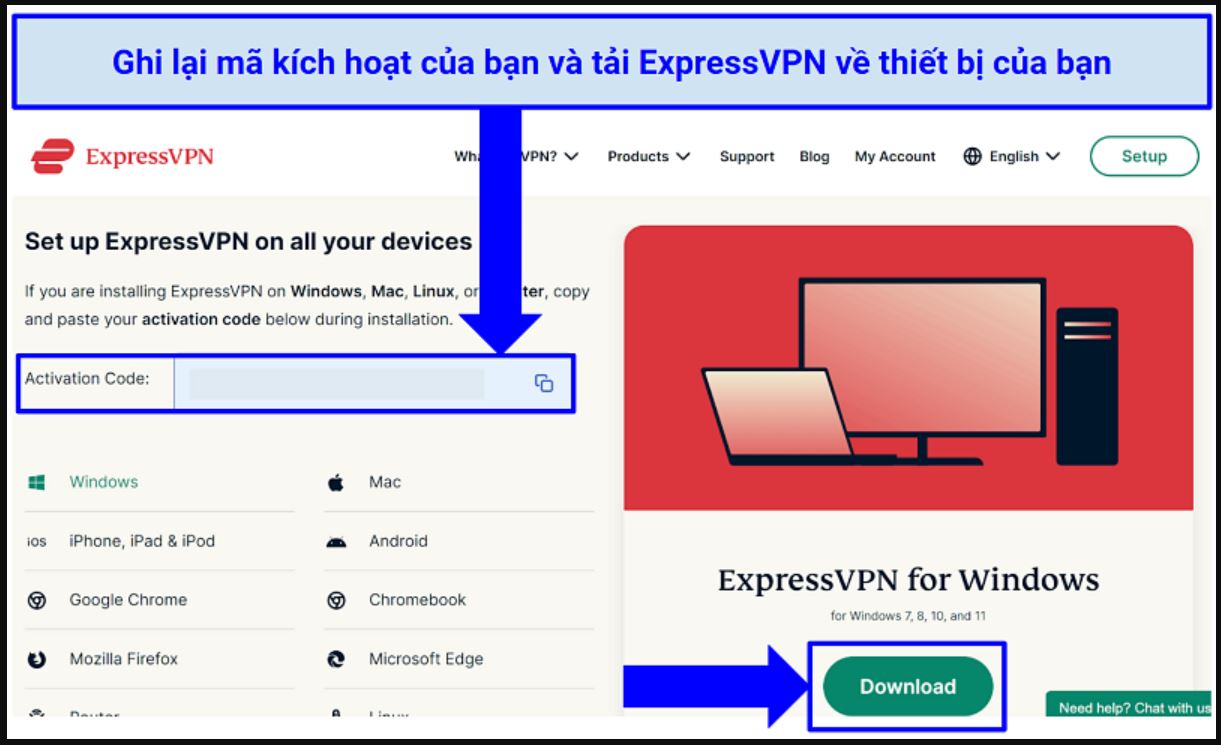 Tải và cài đặt ứng dụng ExpressVPN